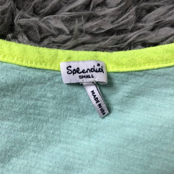 Splendid | Tri-color Baseball Tee - Picture 3 of 9